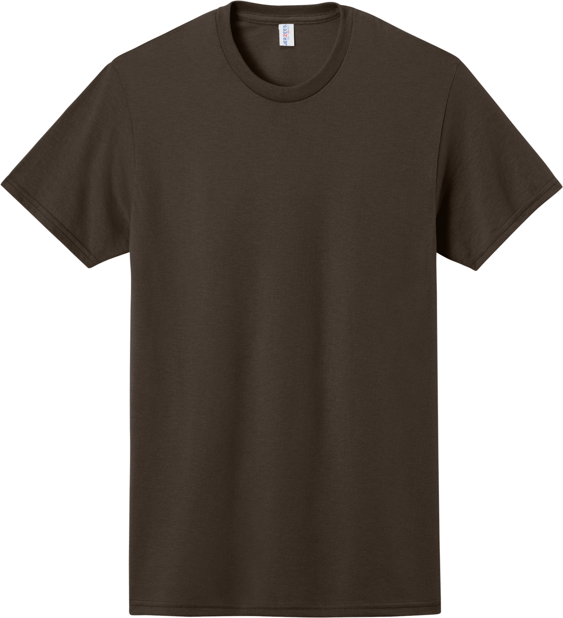 JERZEES DriPower 50 50 T Shirt in Chocolate