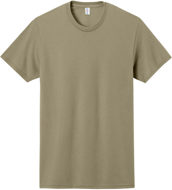 An image of a Custom JERZEES DriPower 50 50 T Shirt in Khaki!