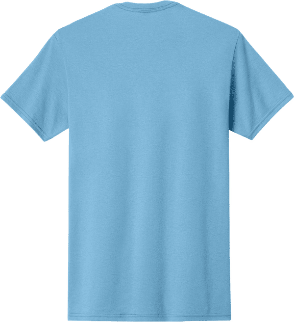 An image of a Custom JERZEES DriPower 50 50 T Shirt in Light Blue!
