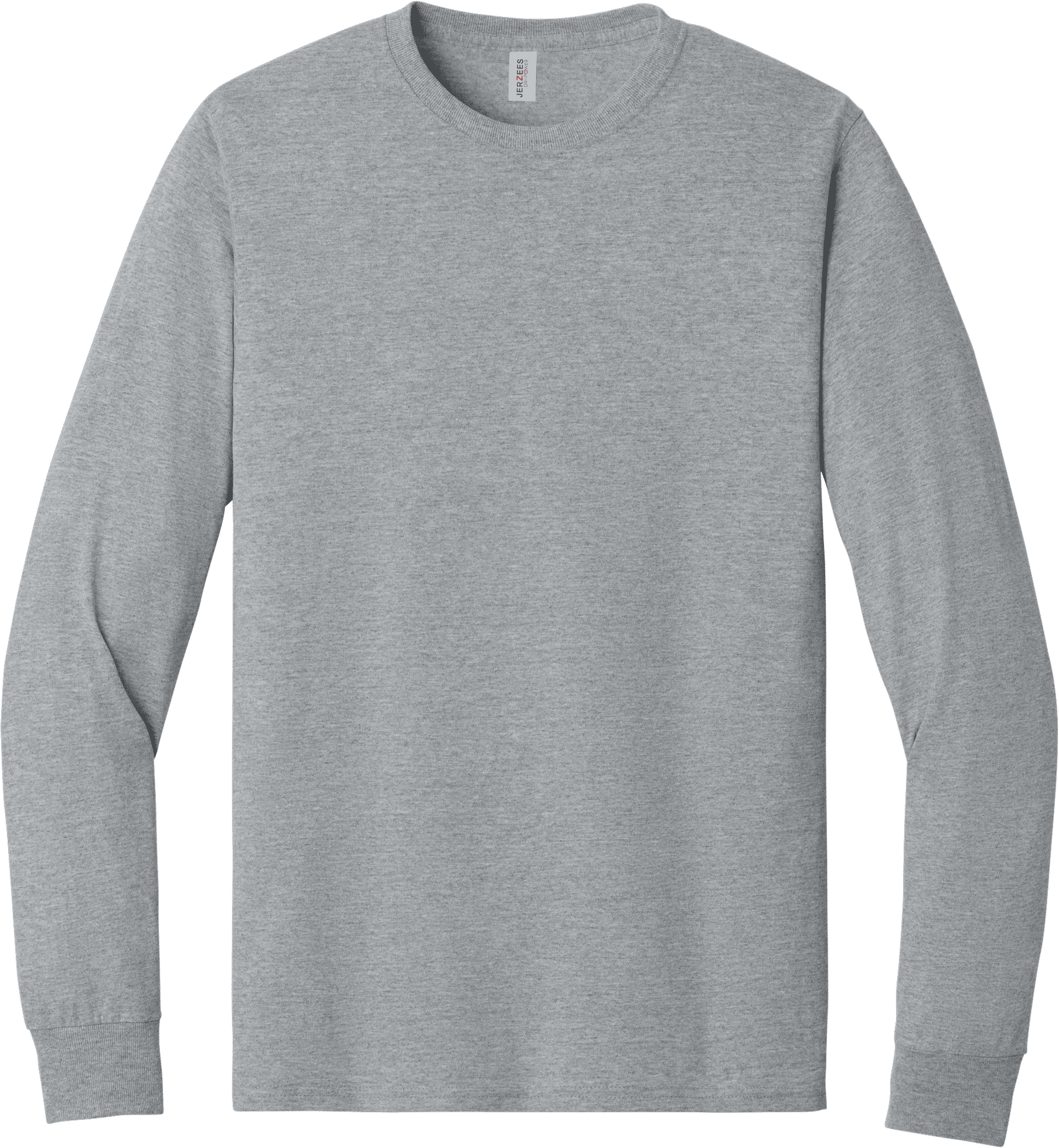 Jerzees DriPower Long Sleeve Fifty Fifty TShirt in Athletic Heather