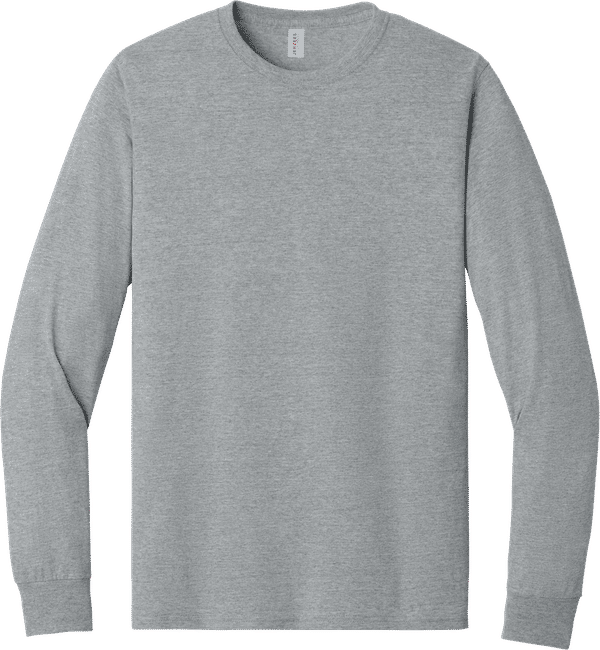 An image of a Custom Jerzees DriPower Long Sleeve Fifty Fifty TShirt in Athletic Heather!