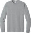 An image of a Custom Jerzees DriPower Long Sleeve Fifty Fifty TShirt in Athletic Heather!