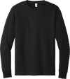 An image of a Custom Jerzees DriPower Long Sleeve Fifty Fifty TShirt in Black!