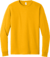 An image of a Custom Jerzees DriPower Long Sleeve Fifty Fifty TShirt in Gold!