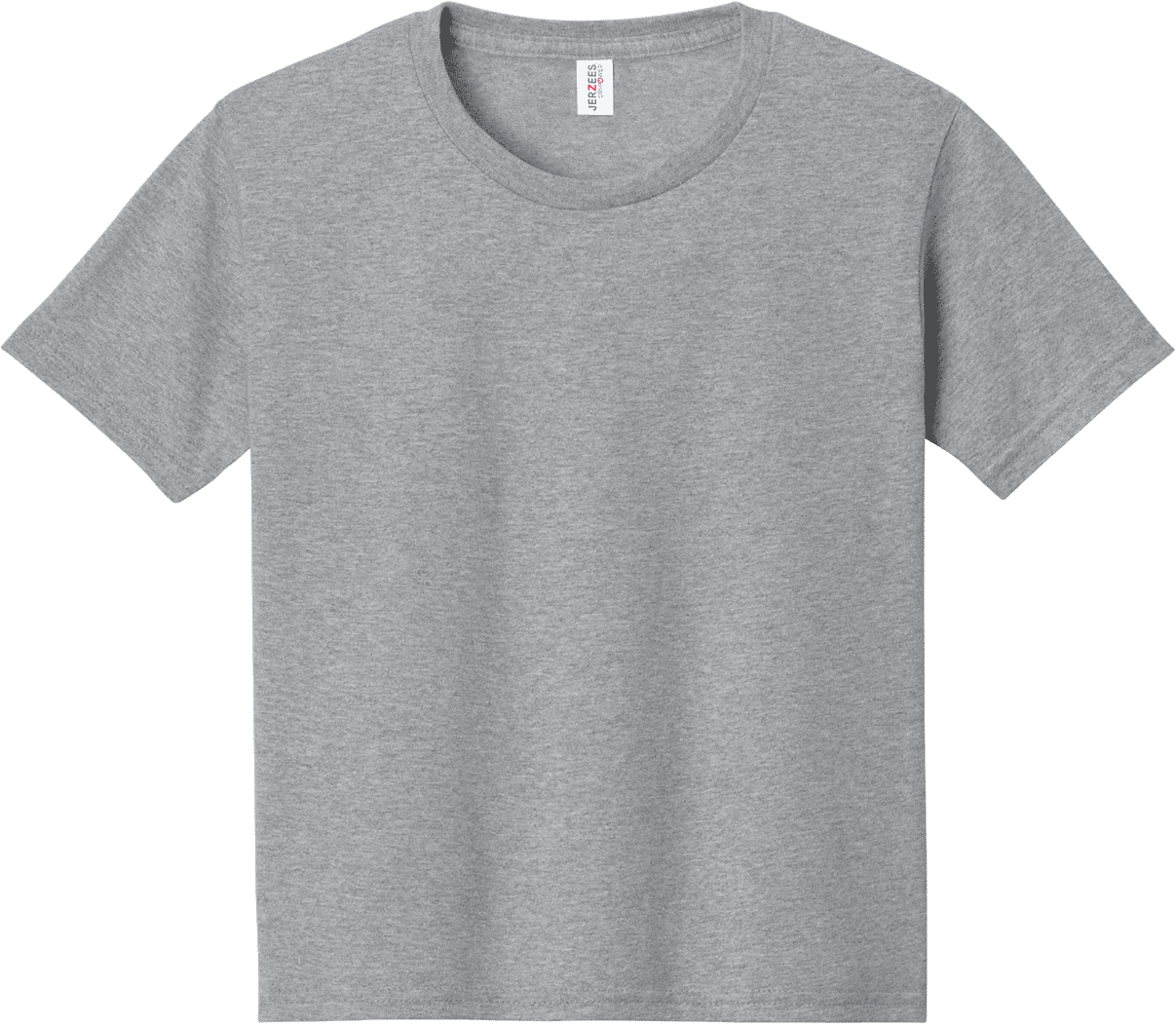 JERZEES DriPower Youth Fifty Fifty T Shirt in Athletic Heather