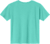 An image of a Custom JERZEES DriPower Youth Fifty Fifty T Shirt in Cool Mint!