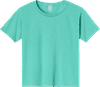 An image of a Custom JERZEES DriPower Youth Fifty Fifty T Shirt in Cool Mint!