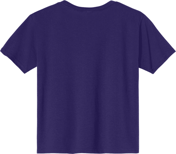 An image of a Custom JERZEES DriPower Youth Fifty Fifty T Shirt in Deep Purple!