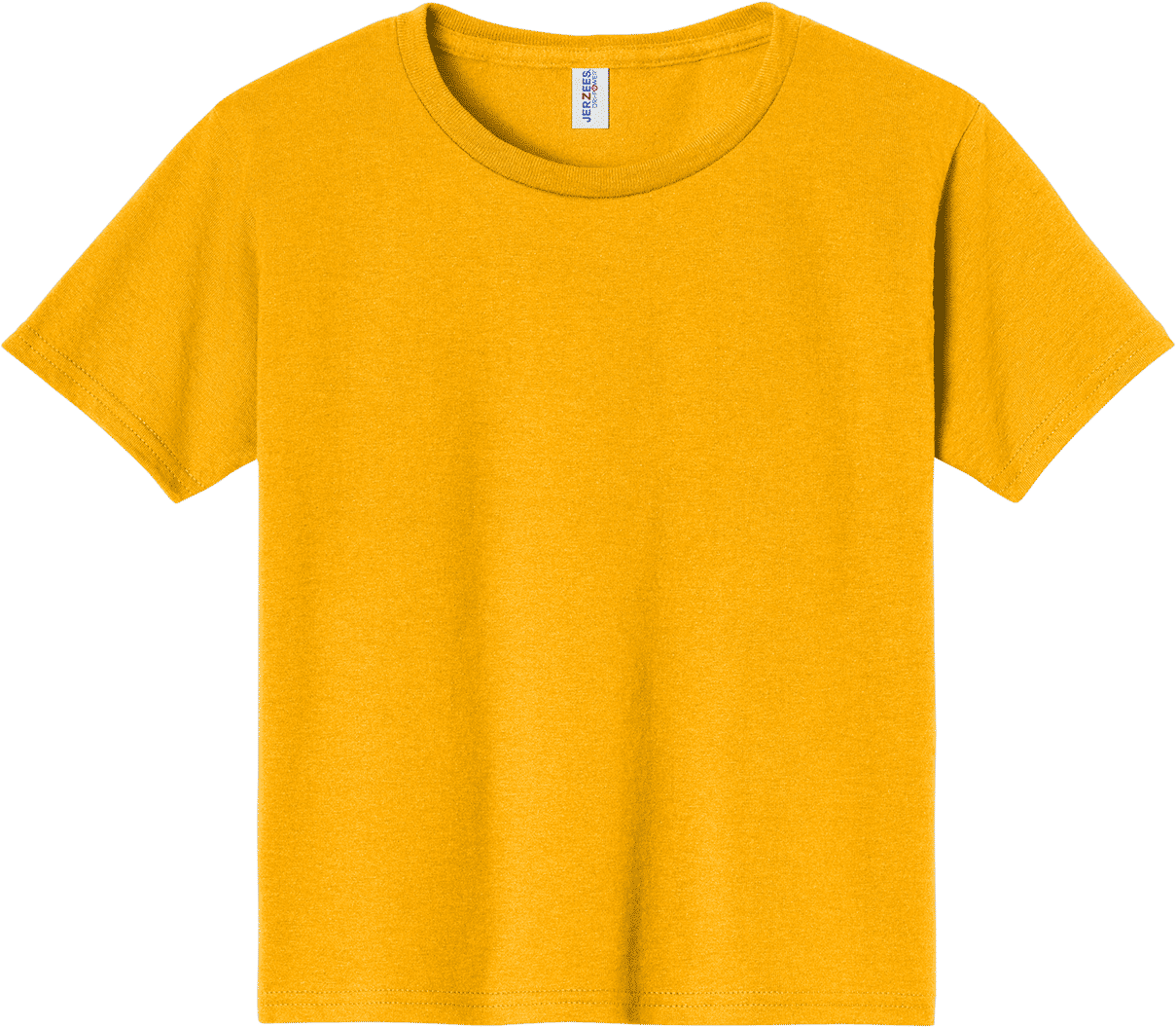 JERZEES DriPower Youth Fifty Fifty T Shirt in Gold
