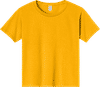 An image of a Custom JERZEES DriPower Youth Fifty Fifty T Shirt in Gold!