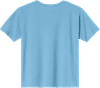An image of a Custom JERZEES DriPower Youth Fifty Fifty T Shirt in Light Blue!
