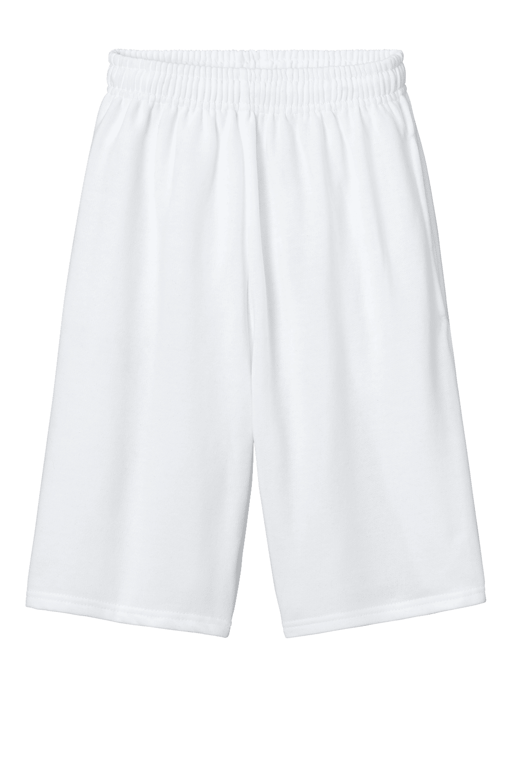 JERZEES Nublend® Fleece Shorts in White