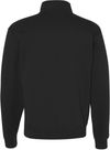 Am image of a Custom Jerzees Nublend Cadet Collar Quarter Zip Sweatshirt in Black!