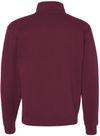 Am image of a Custom Jerzees Nublend Cadet Collar Quarter Zip Sweatshirt in Maroon!