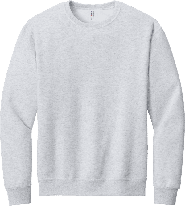 An image of a Custom JERZEES NuBlend Crewneck Sweatshirt in Ash!