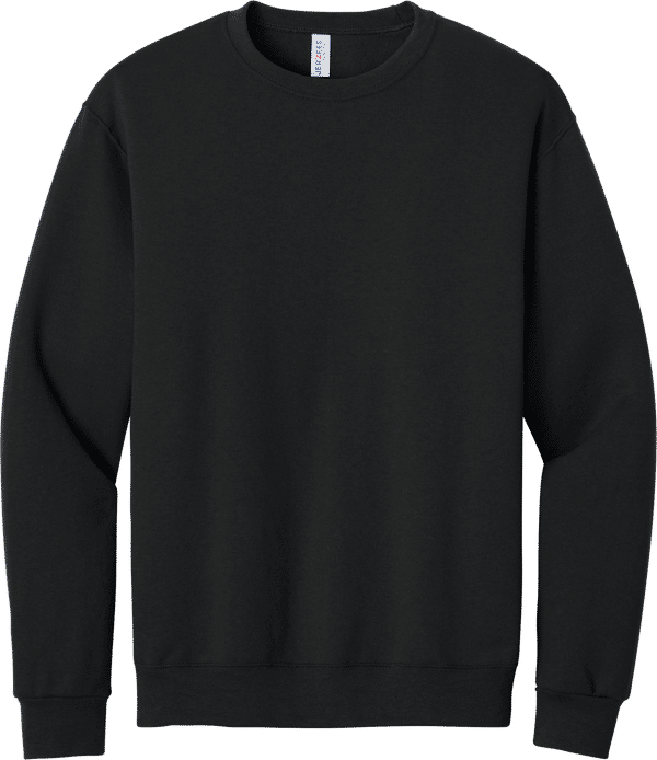 An image of a Custom JERZEES NuBlend Crewneck Sweatshirt in Black!