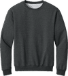 An image of a Custom JERZEES NuBlend Crewneck Sweatshirt in Black Heather!
