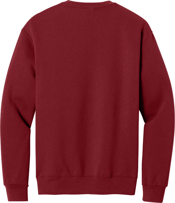 An image of a Custom JERZEES NuBlend Crewneck Sweatshirt in Cardinal!