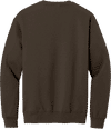 An image of a Custom JERZEES NuBlend Crewneck Sweatshirt in Chocolate!