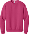 An image of a Custom JERZEES NuBlend Crewneck Sweatshirt in Cyber Pink!