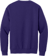 An image of a Custom JERZEES NuBlend Crewneck Sweatshirt in Deep Purple!