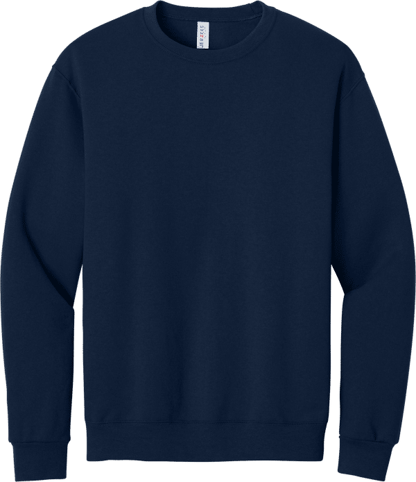 An image of a Custom JERZEES NuBlend Crewneck Sweatshirt in J Navy!