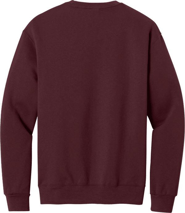 An image of a Custom JERZEES NuBlend Crewneck Sweatshirt in Maroon!