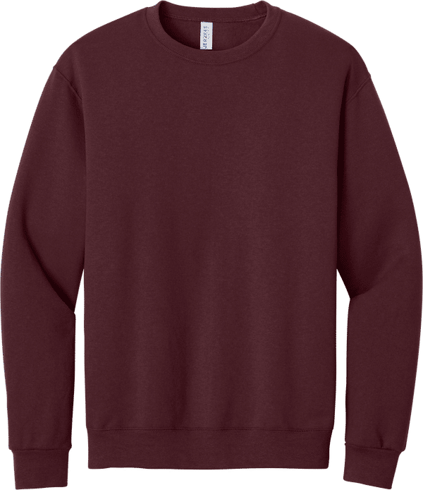 An image of a Custom JERZEES NuBlend Crewneck Sweatshirt in Maroon!