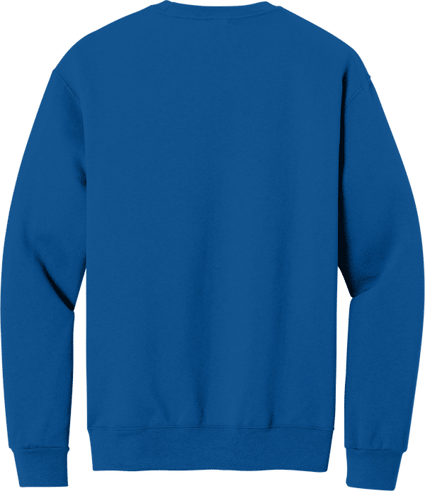An image of a Custom JERZEES NuBlend Crewneck Sweatshirt in Royal!