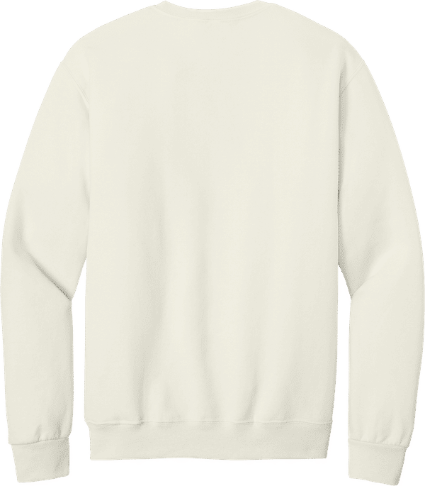 An image of a Custom JERZEES NuBlend Crewneck Sweatshirt in Sweet Cream Heather!