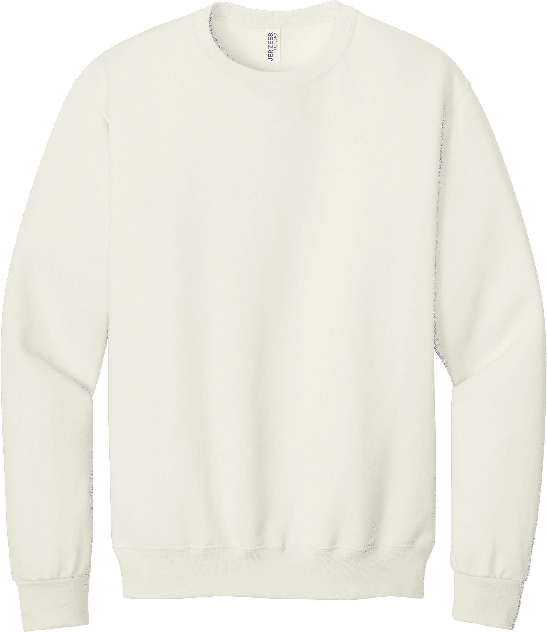 JERZEES NuBlend Crewneck Sweatshirt in Sweet Cream Heather