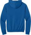 An image of a Custom JERZEES NuBlend Full Zip Hooded Sweatshirt in Royal!