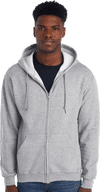 An image of a Custom JERZEES NuBlend Full Zip Hooded Sweatshirt!