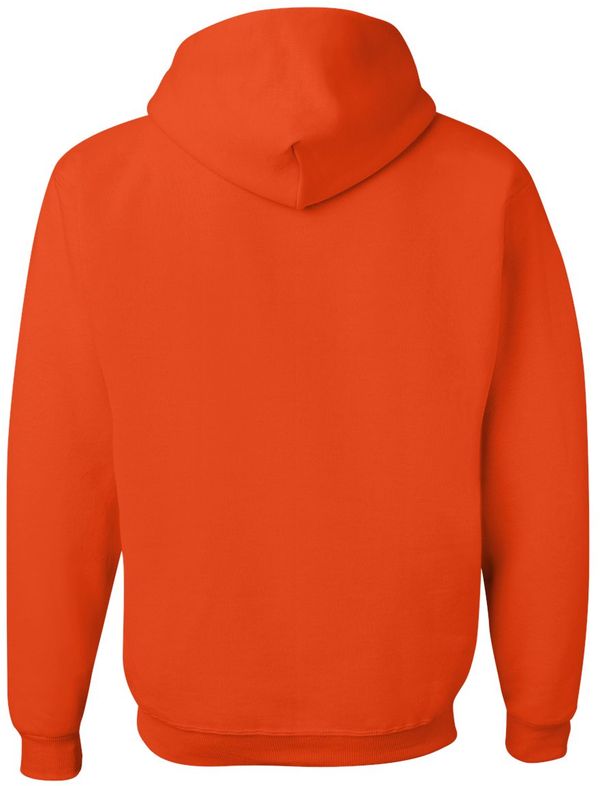 An image of a Custom JERZEES NuBlend Hooded Sweatshirt in Burnt Orange!