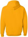Am image of a Custom JERZEES NuBlend Hooded Sweatshirt in Gold!