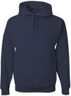 Am image of a Custom JERZEES NuBlend Hooded Sweatshirt in J Navy!