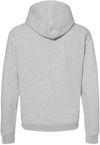 Am image of a Custom JERZEES NuBlend Hooded Sweatshirt in Oatmeal Heather!