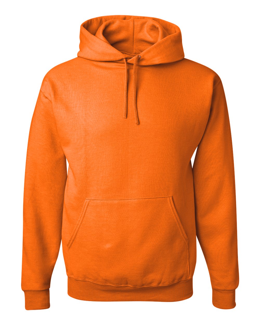 JERZEES NuBlend Hooded Sweatshirt in Safety Orange