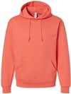 Am image of a Custom JERZEES NuBlend Hooded Sweatshirt in Sunset Coral!