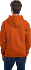 Am image of a Custom JERZEES NuBlend Hooded Sweatshirt in Texas Orange!