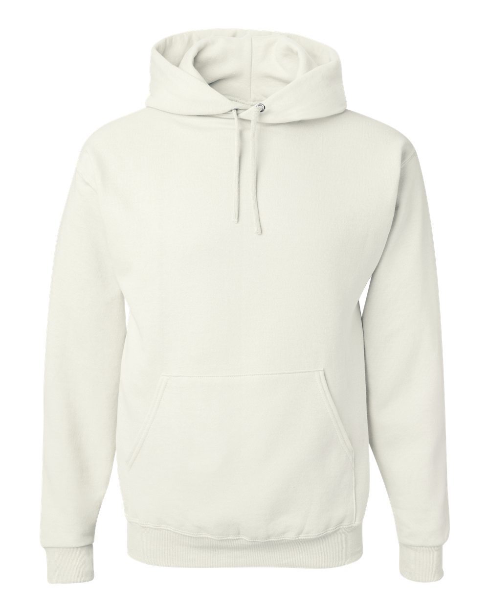 JERZEES NuBlend Hooded Sweatshirt in White