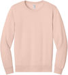 An image of a Custom Jerzees Premium Eco Blend Ringspun Crewneck Sweatshirt in Blush Pink!