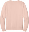 An image of a Custom Jerzees Premium Eco Blend Ringspun Crewneck Sweatshirt in Blush Pink!