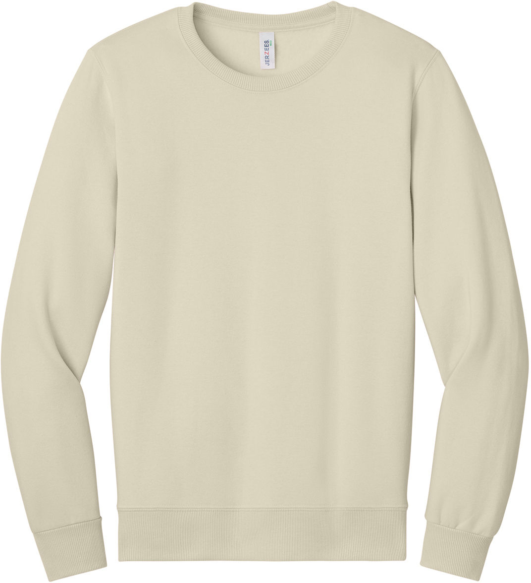 Jerzees Premium Eco Blend Ringspun Crewneck Sweatshirt in Putty