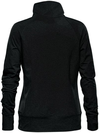 Am image of a Custom Stormtech Womens Pacifica Jacket in Black!
