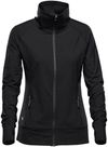 Am image of a Custom Stormtech Womens Pacifica Jacket in Black!