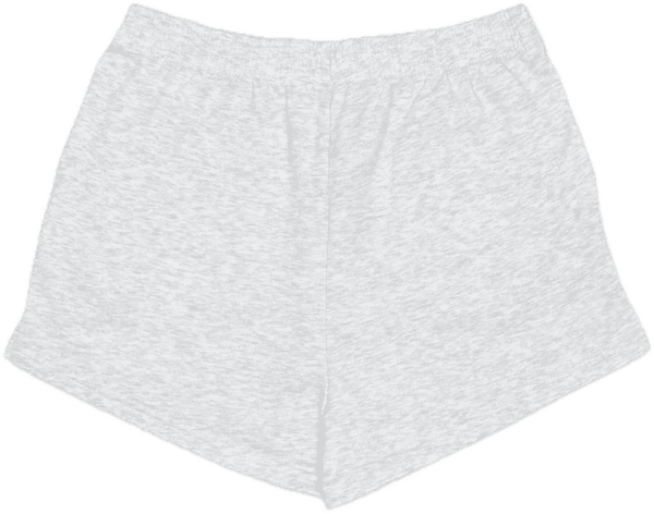 Am image of a Custom Just Like Hero 3in Sweatshorts in Ash Heather!