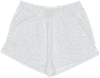 Am image of a Custom Just Like Hero 3in Sweatshorts in Ash Heather!