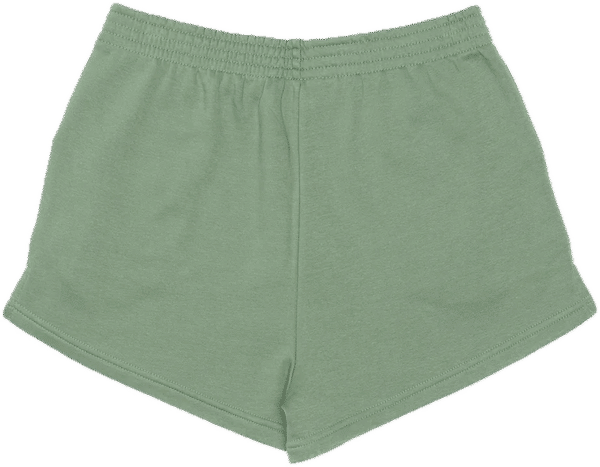 Am image of a Custom Just Like Hero 3in Sweatshorts in Dusty Green!