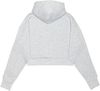 Am image of a Custom Just Like Hero Cropped Drop Shoulder Scuba Half Zip Hoodie in Ash Heather!